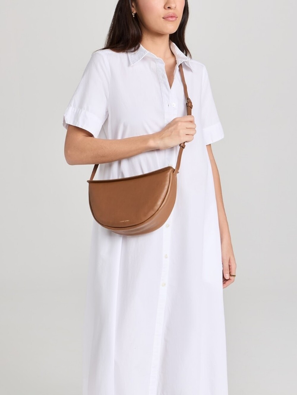 Mansur Gavriel Moon Sling Bag in Desert - Picture 3 of 12